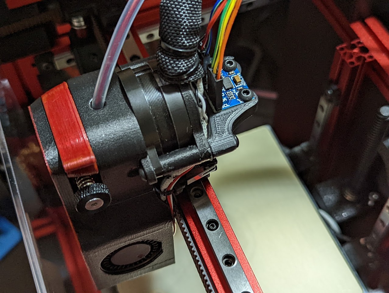 Voron V0.1 ADXL345 Mini Afterburner Mount