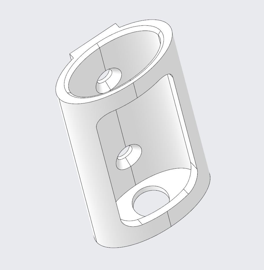 Gehäuse für Hörmann HSE4 Handsender