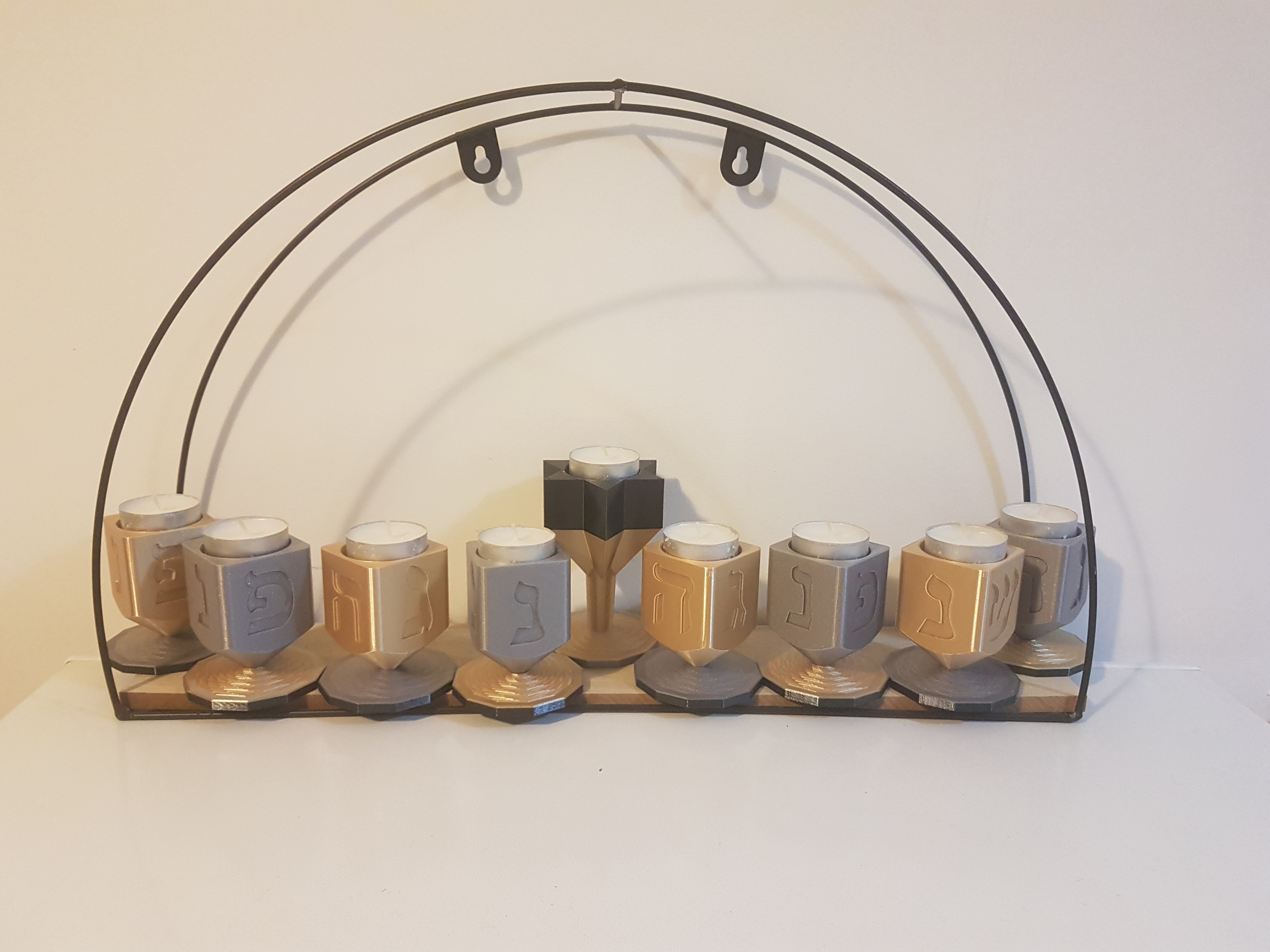 Dreidels Chanukah menorah