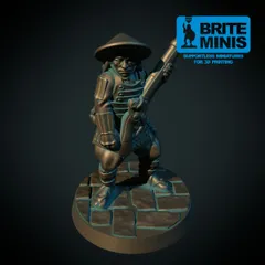 Grim Reaper 28mm (supportless, FDM friendly) by Brite Minis