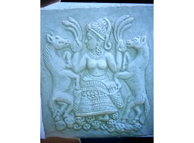 Ishtar or Kali? Lithophane