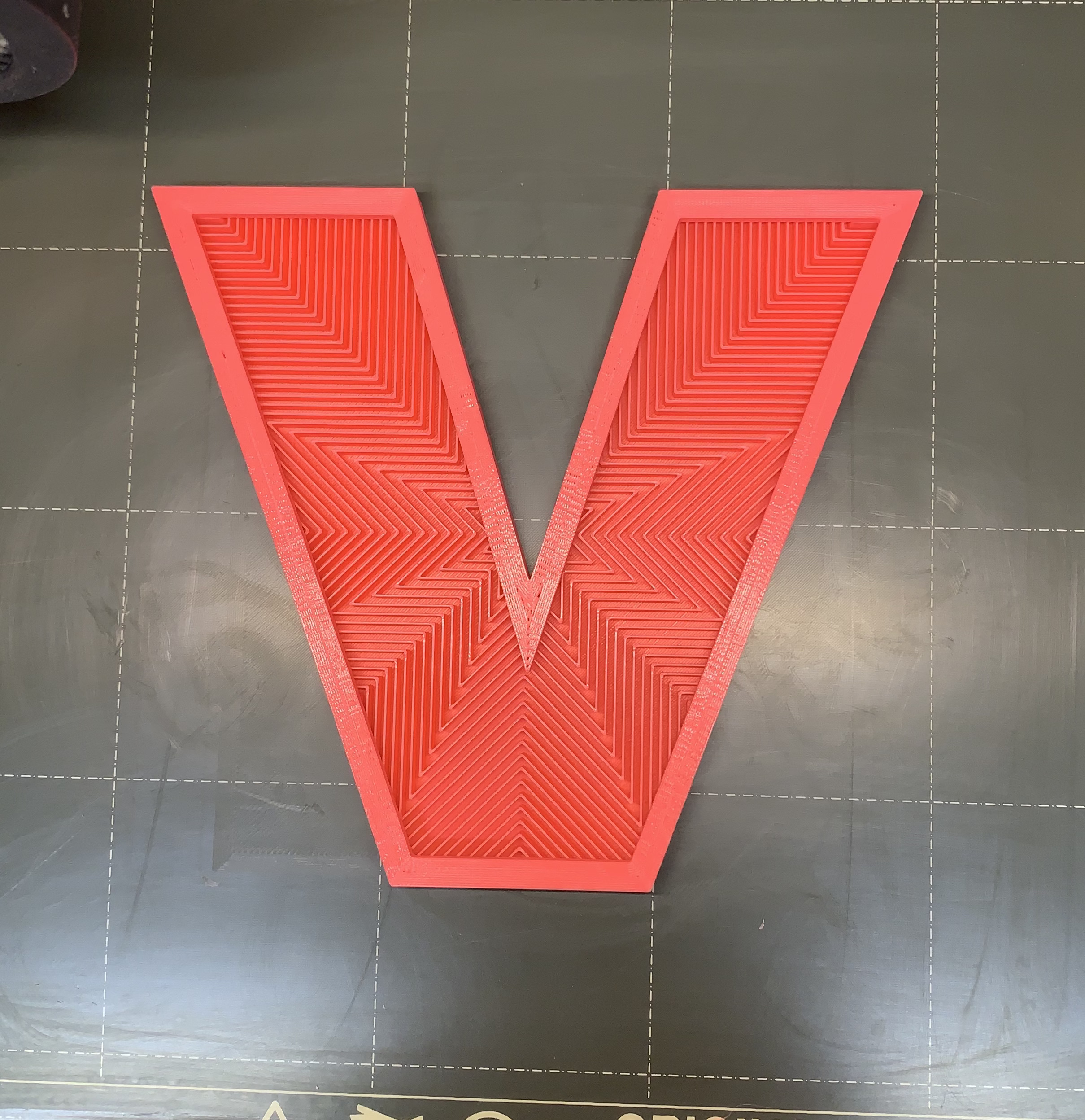 Monogram Letter V