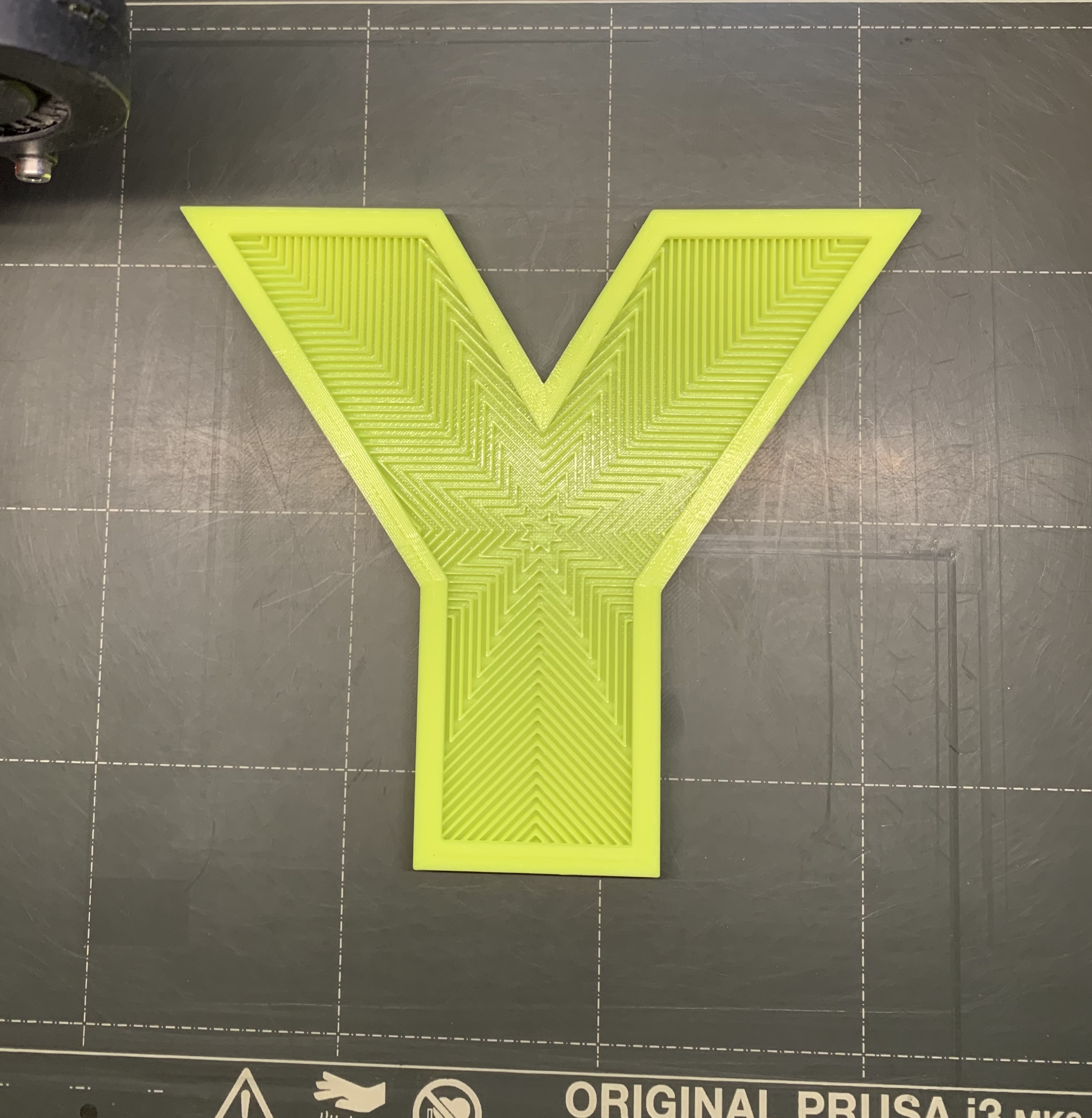 Monogram Letter Y with STL File added 4/29