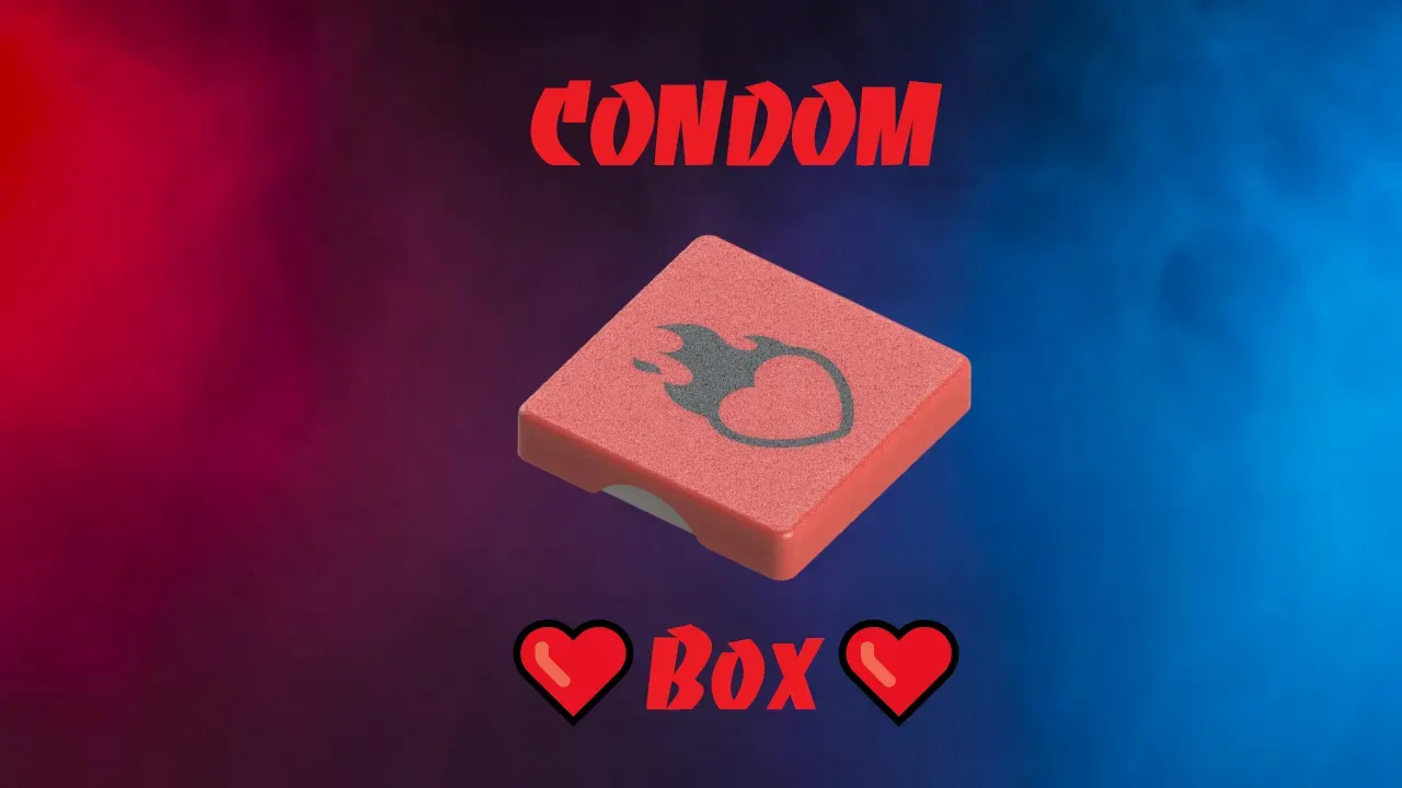 Condom Box by Dema_Design | Download free STL model | Printables.com