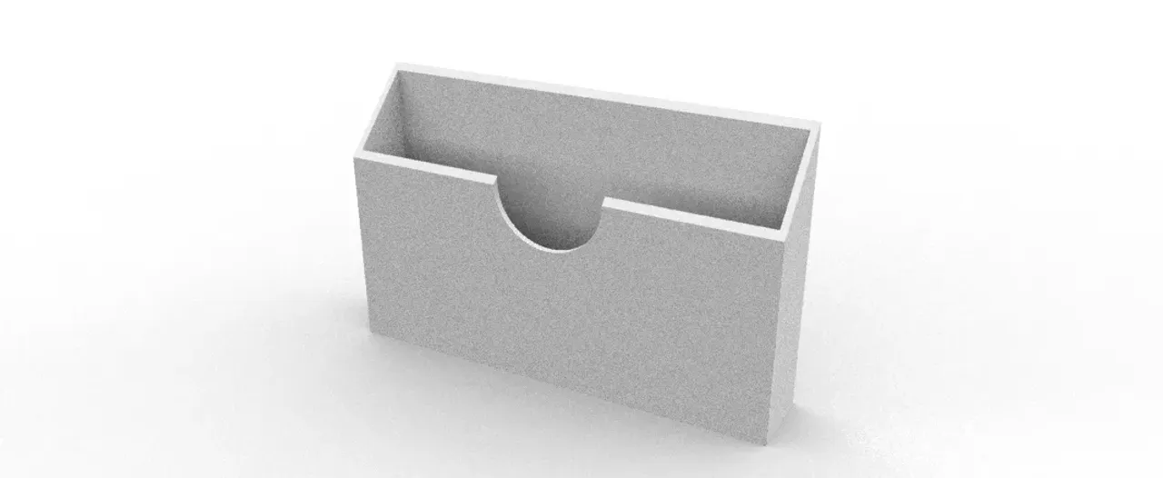 STL file CARD BOX CARD HOLDER INDEX index cards 3 x 5 📦・Template to  download and 3D print・Cults