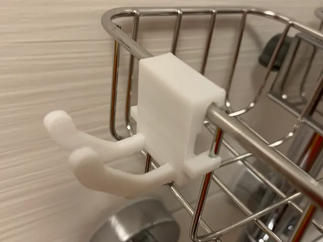 Multipurpose Hook For IKEA VOXNAN Shower Basket