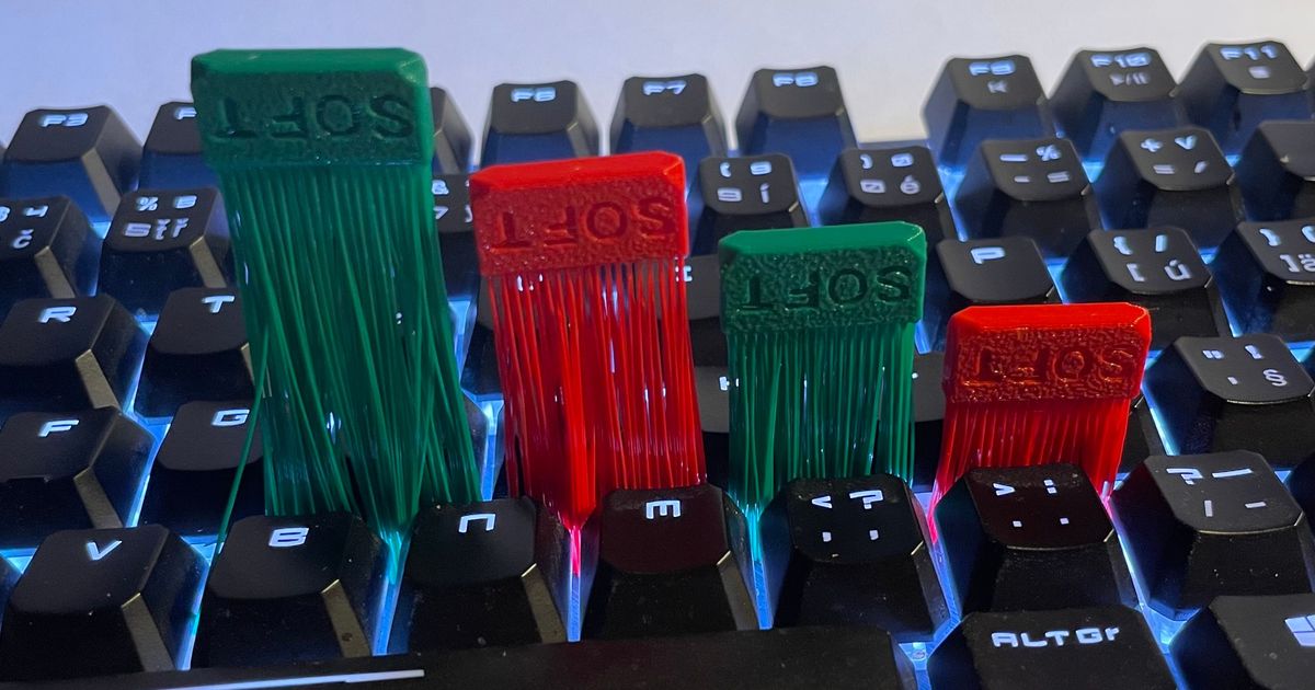 Brush on Keyboard by Tymyn_3D Download free STL model