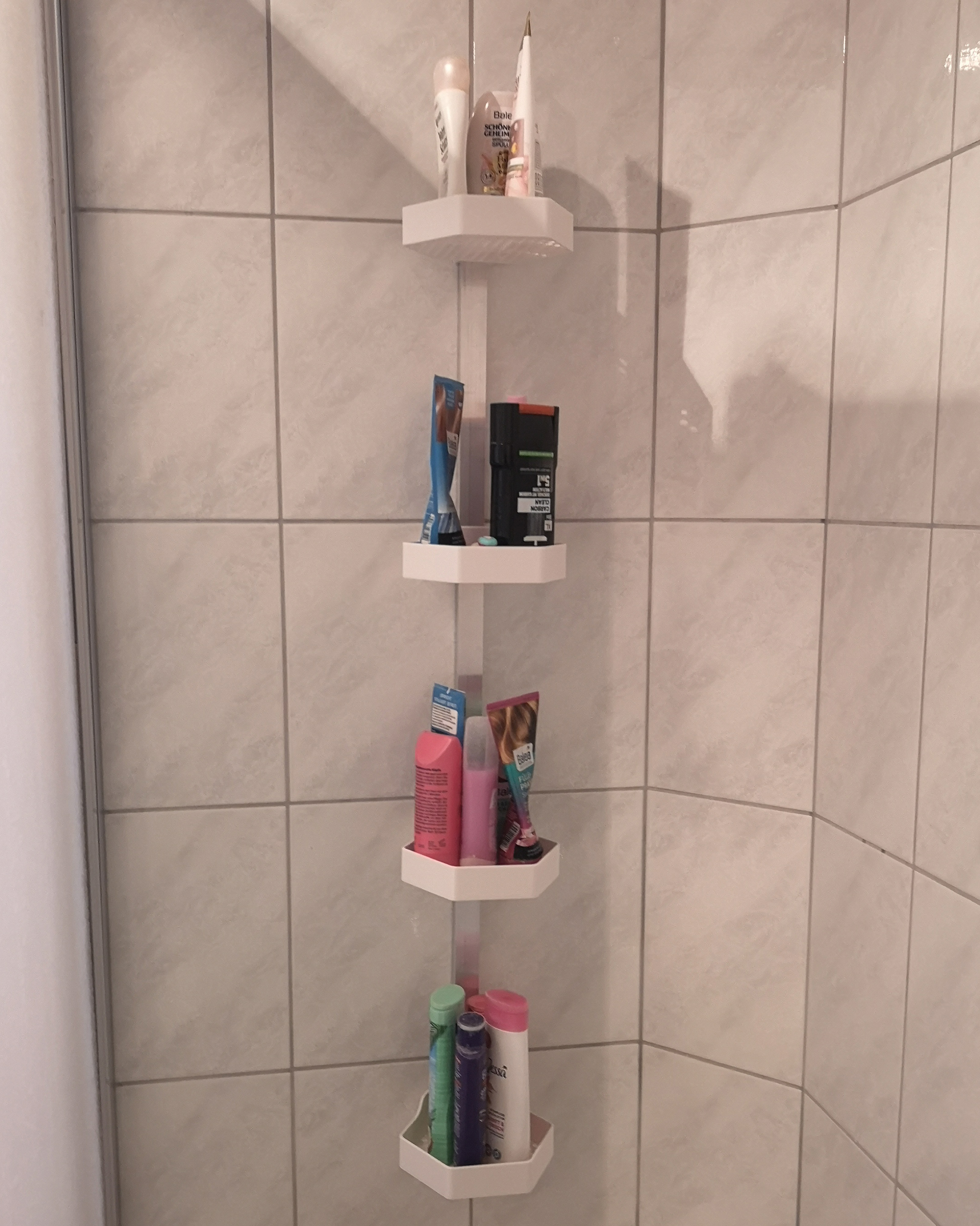 Shower Gel Shampoo Soap Razor Holder