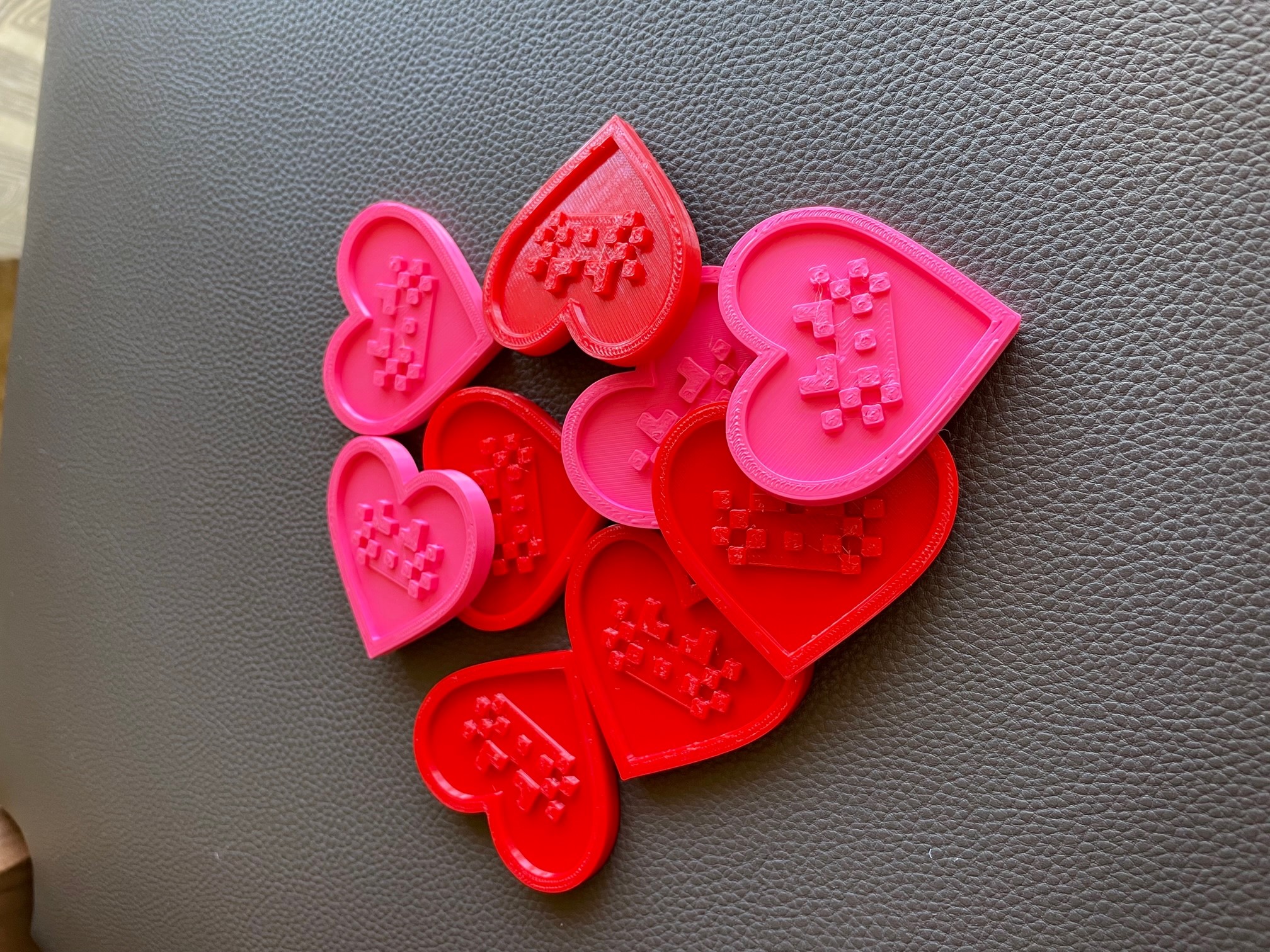 Axolotl Heart Valentine (Minecraft Inspired)