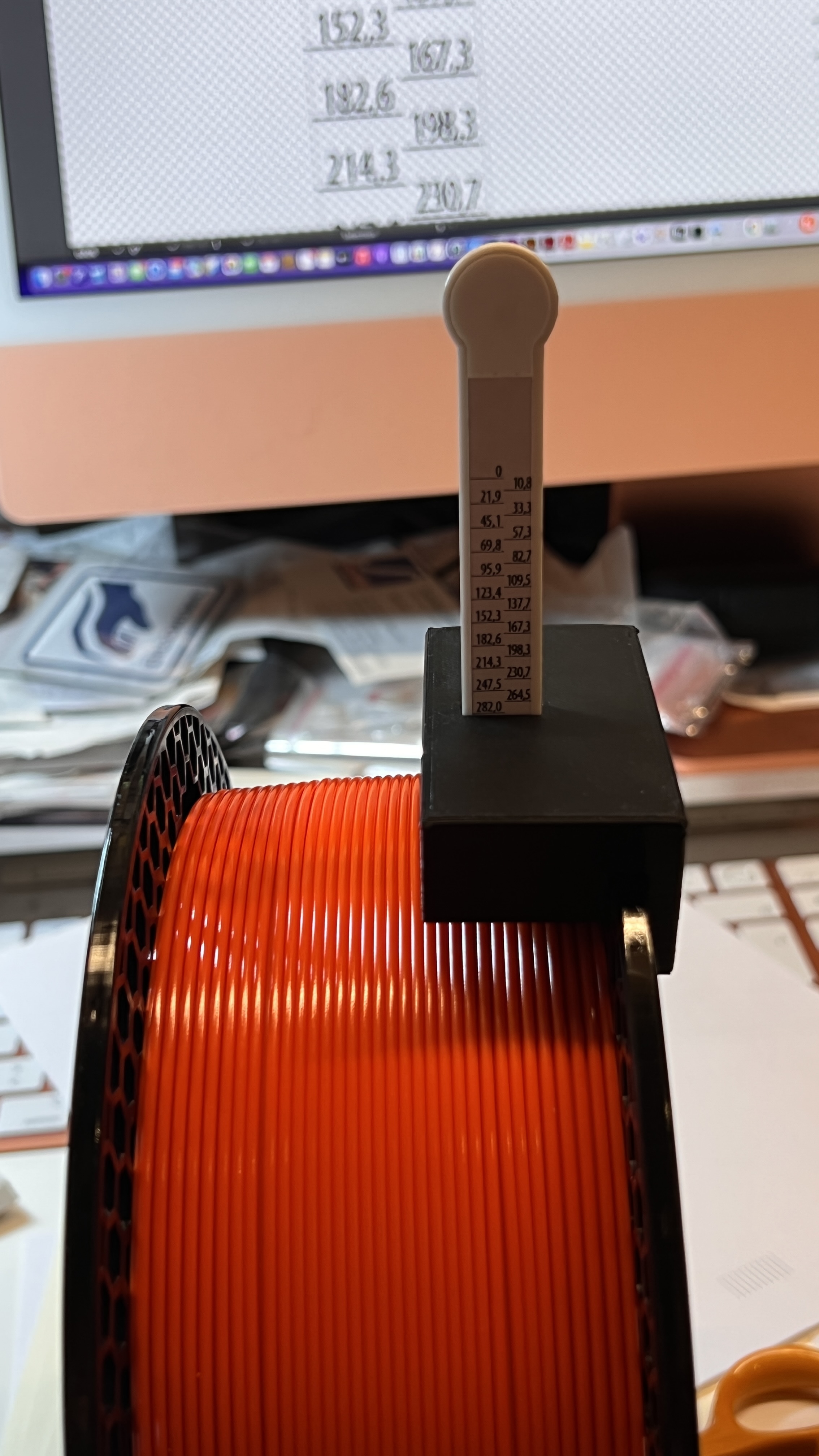 Filament meter