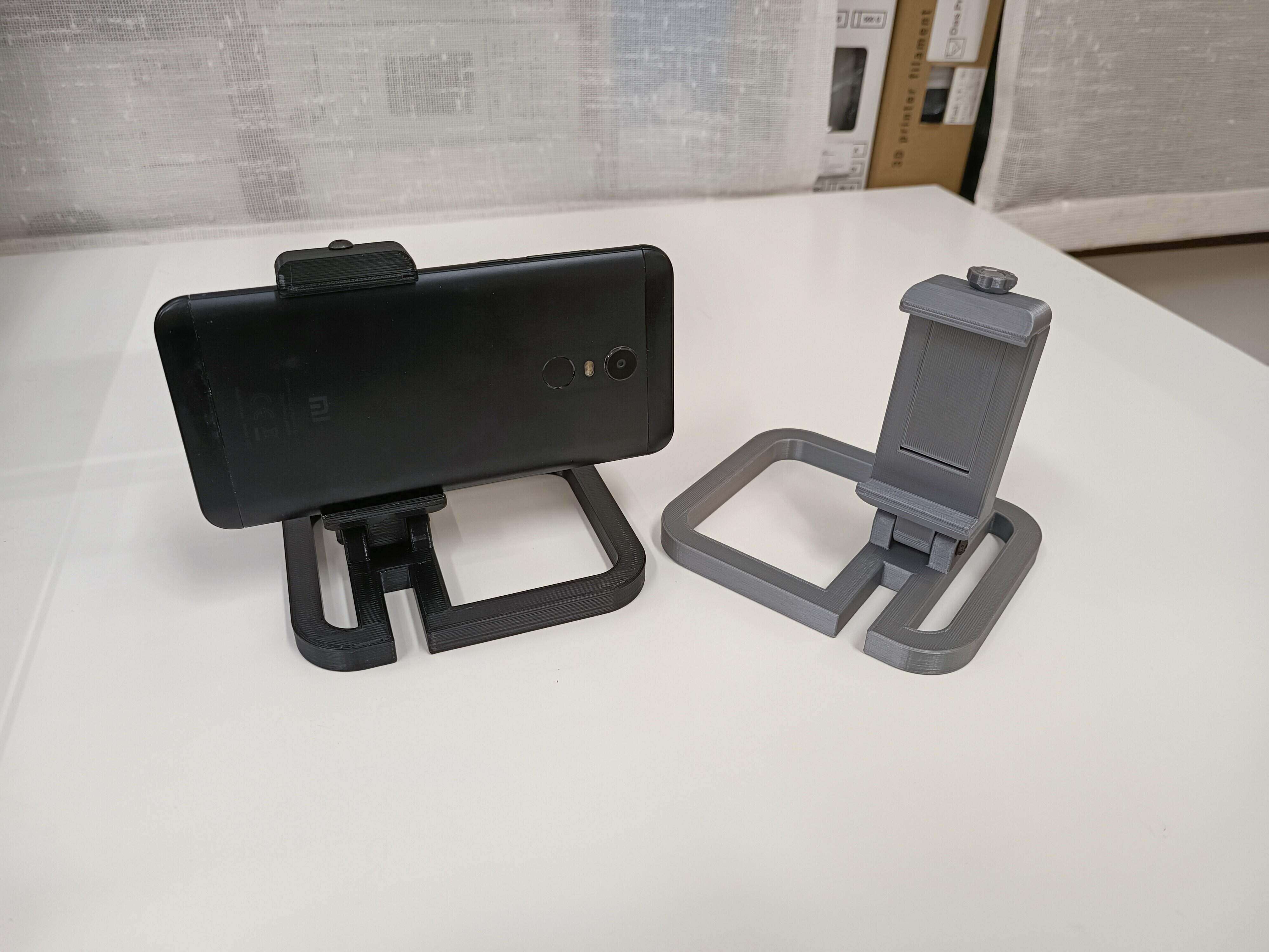 Phone stand for video surveillance