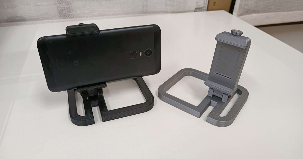 Phone stand for video surveillance by Yanev | Download free STL model ...