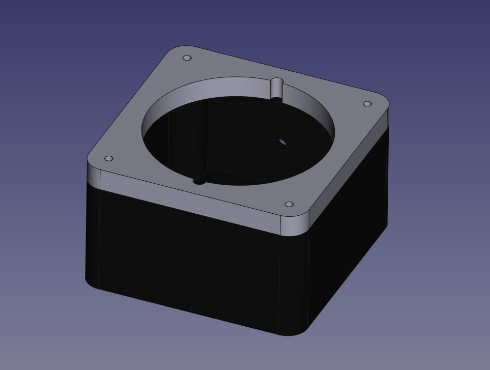 Miniatura 3 do modelo 3D Arcade game button/buzzer enclosure