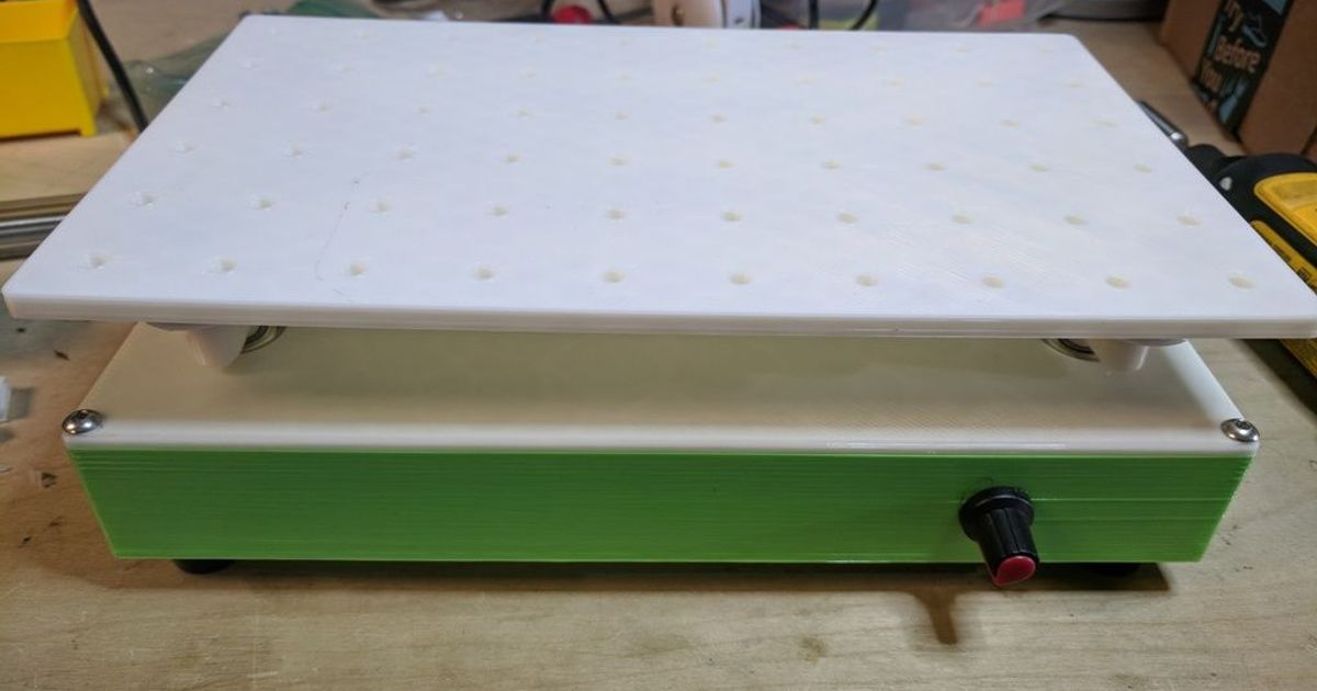 Orbital Shaker DIYBio by dkrider Download free STL model