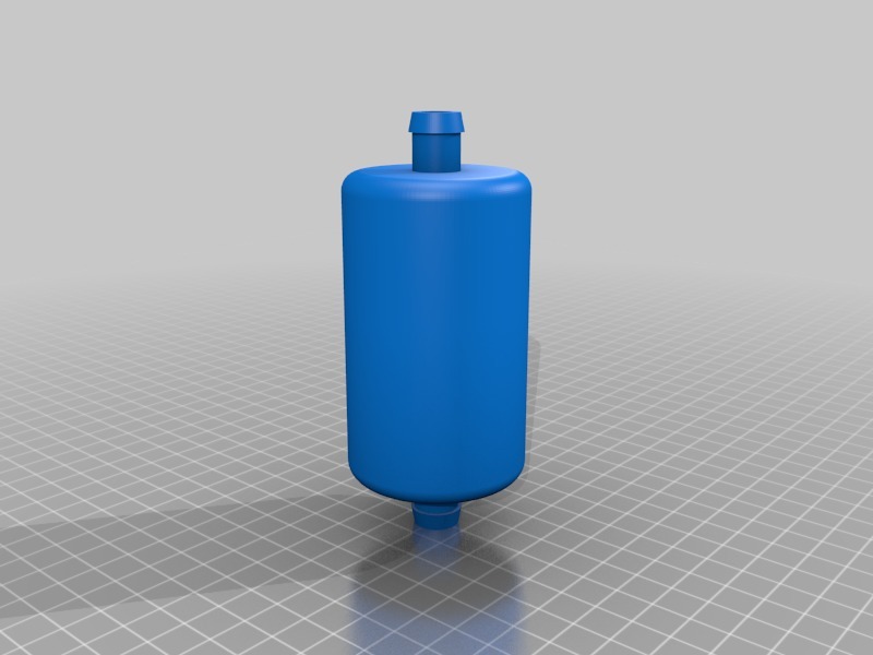 Vacuum pump muffler by dkrider Download free STL model