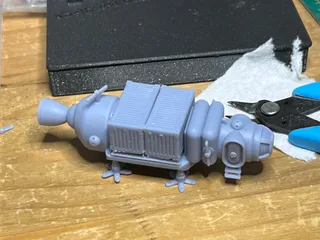 Orbital Cargo Shuttle for Wargames 6mm, 10mm ,15mm, 28mm  +