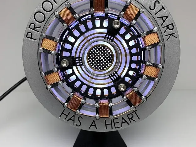Iron Mans detailed Arc Reactor