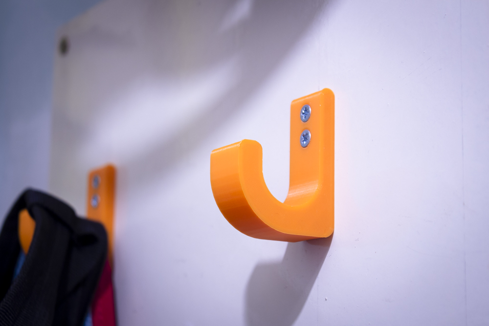 Strong Wall hook - quick and easy print 3D model thumbnail