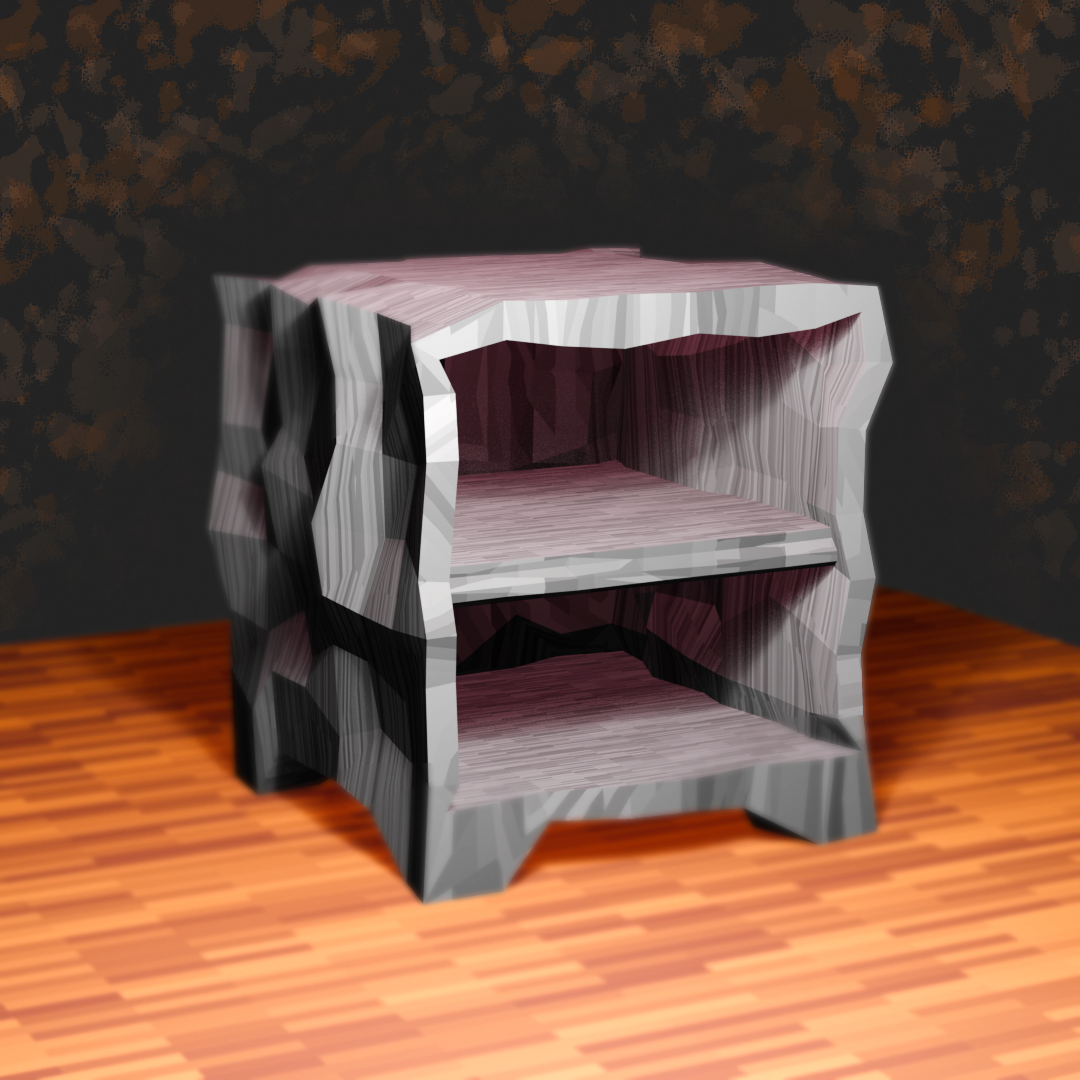 Geometrically Shaped Decorative/Functional Shelf