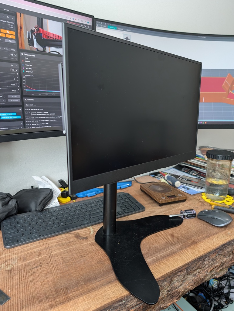 Vesa Mounting Plate for WALI Tilting Monitor Wall Mount