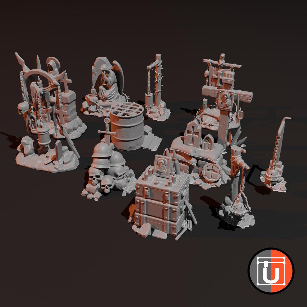 Relics of War – 12 Battlefield Shrines, Censers & Grimdark Altars