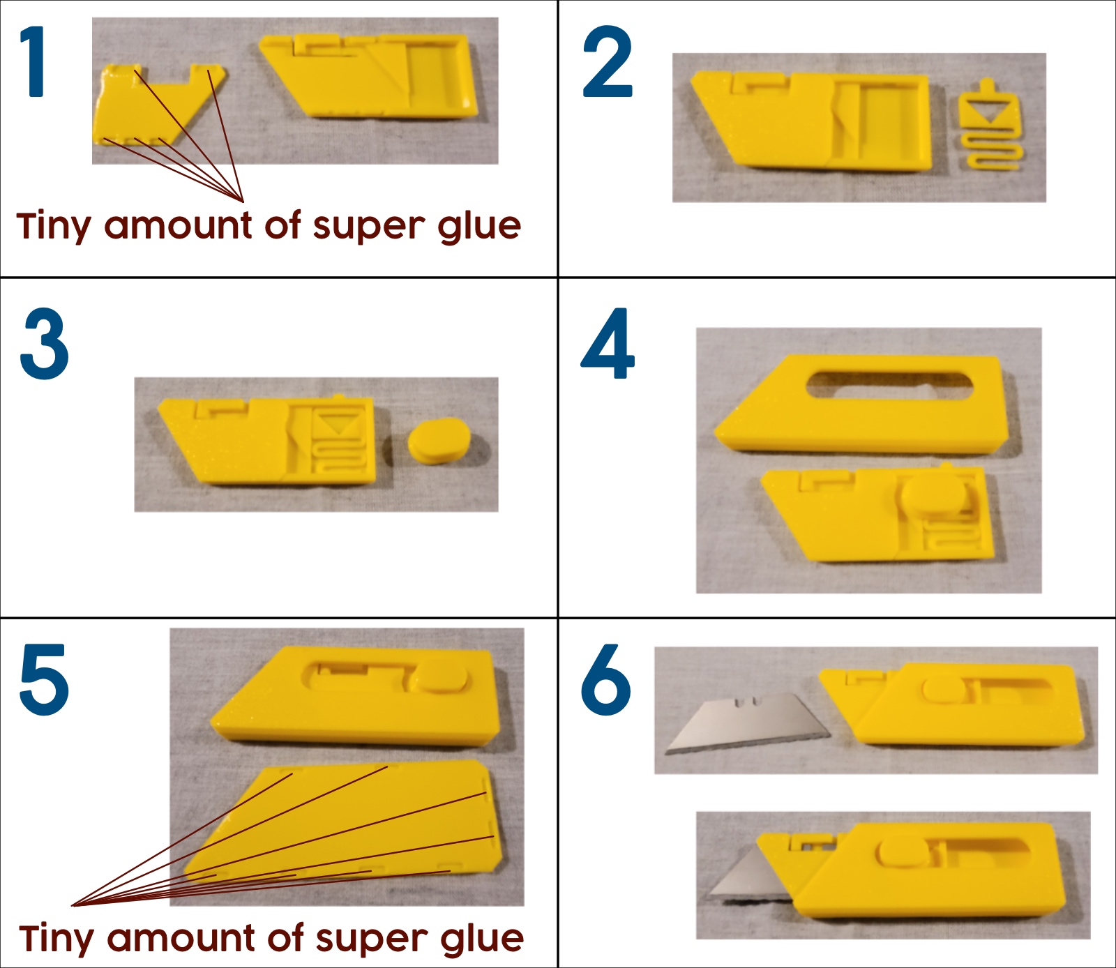 Free 3D file Box Cutter Blades 📦・3D printable design to download・Cults