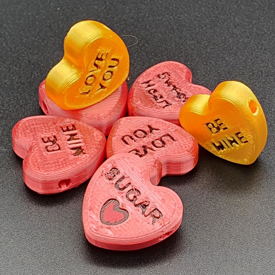 Conversation Heart Beads