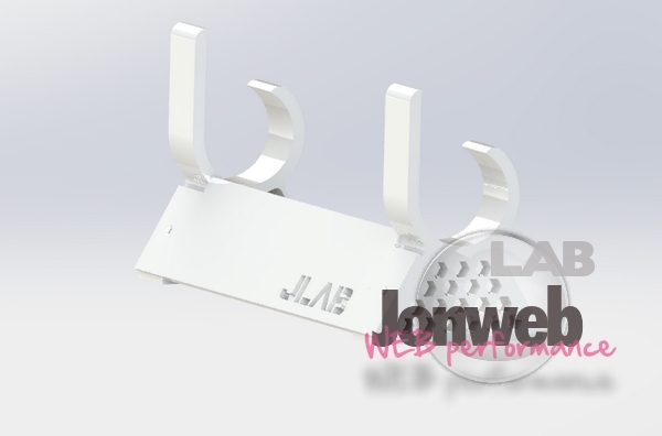 Fritz!Box 7590 Vertical stand for shelf (cabling cover as option)