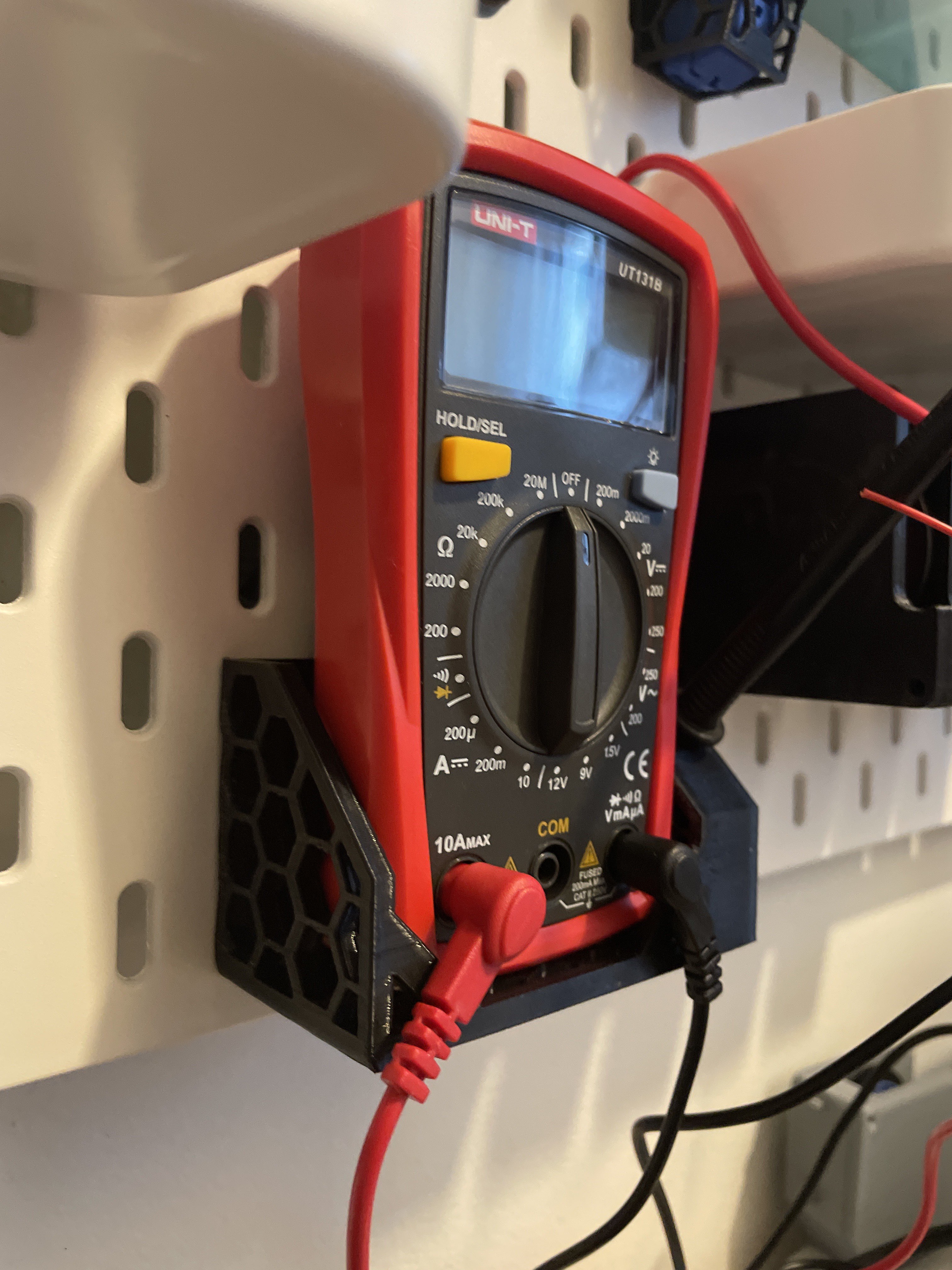 Uni-T UT131B Skadis tool wall mount