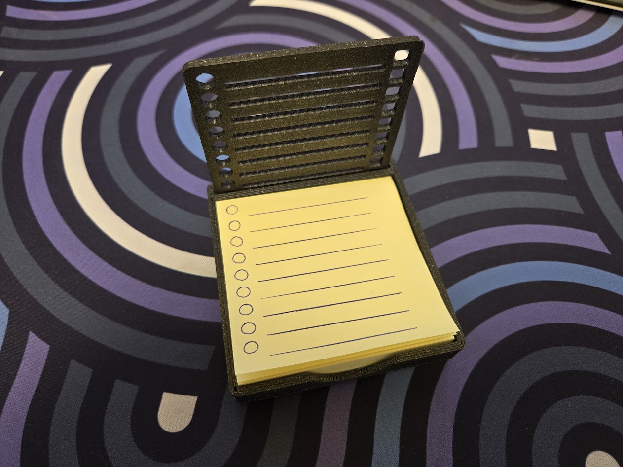 Miniatura 3 do modelo 3D Post-It Case & To-Do List Stencil