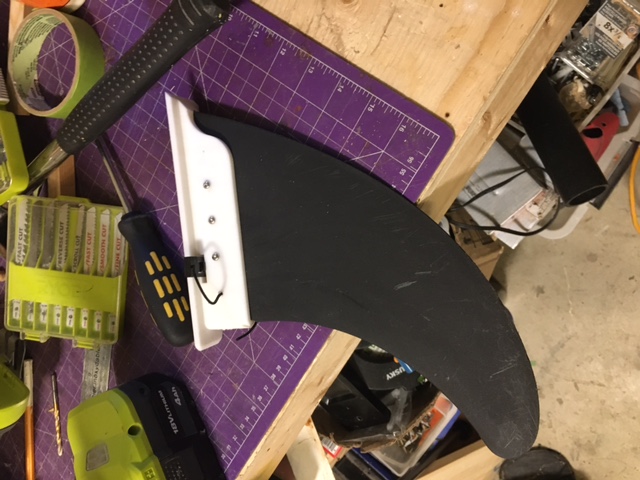 Broken Paddle Board Fin Replacement