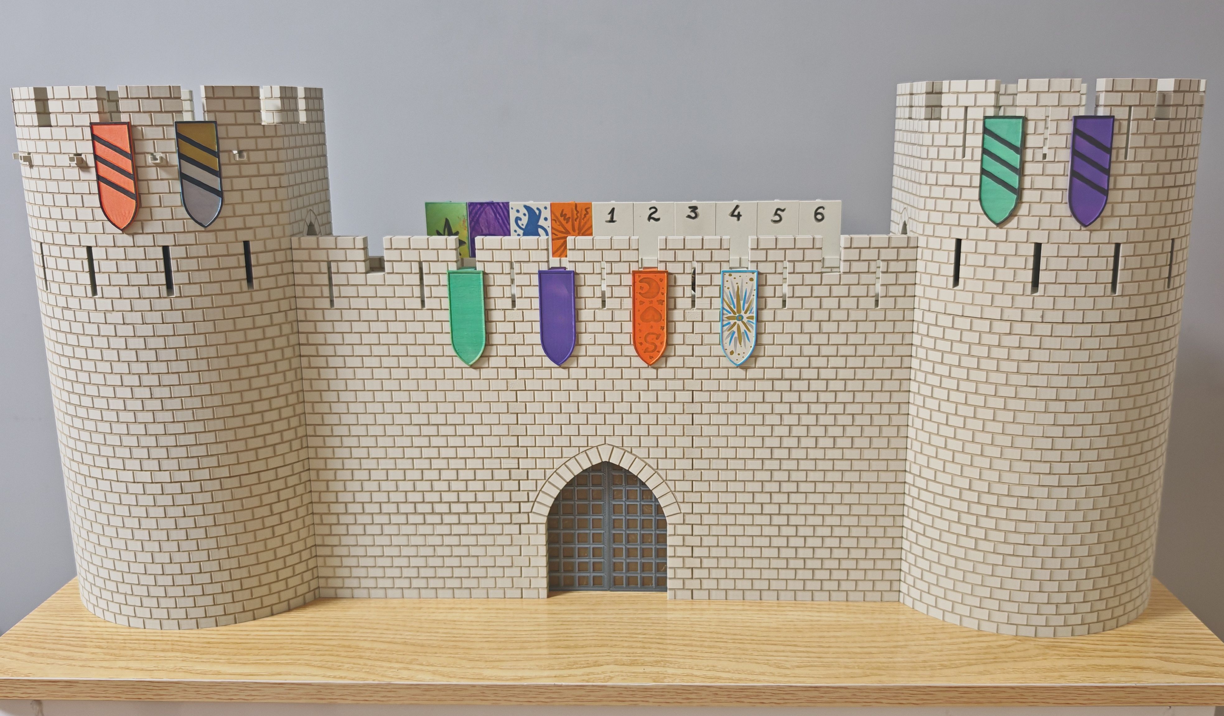 Modular RPG GM Screen with Dice Towers & Storage System