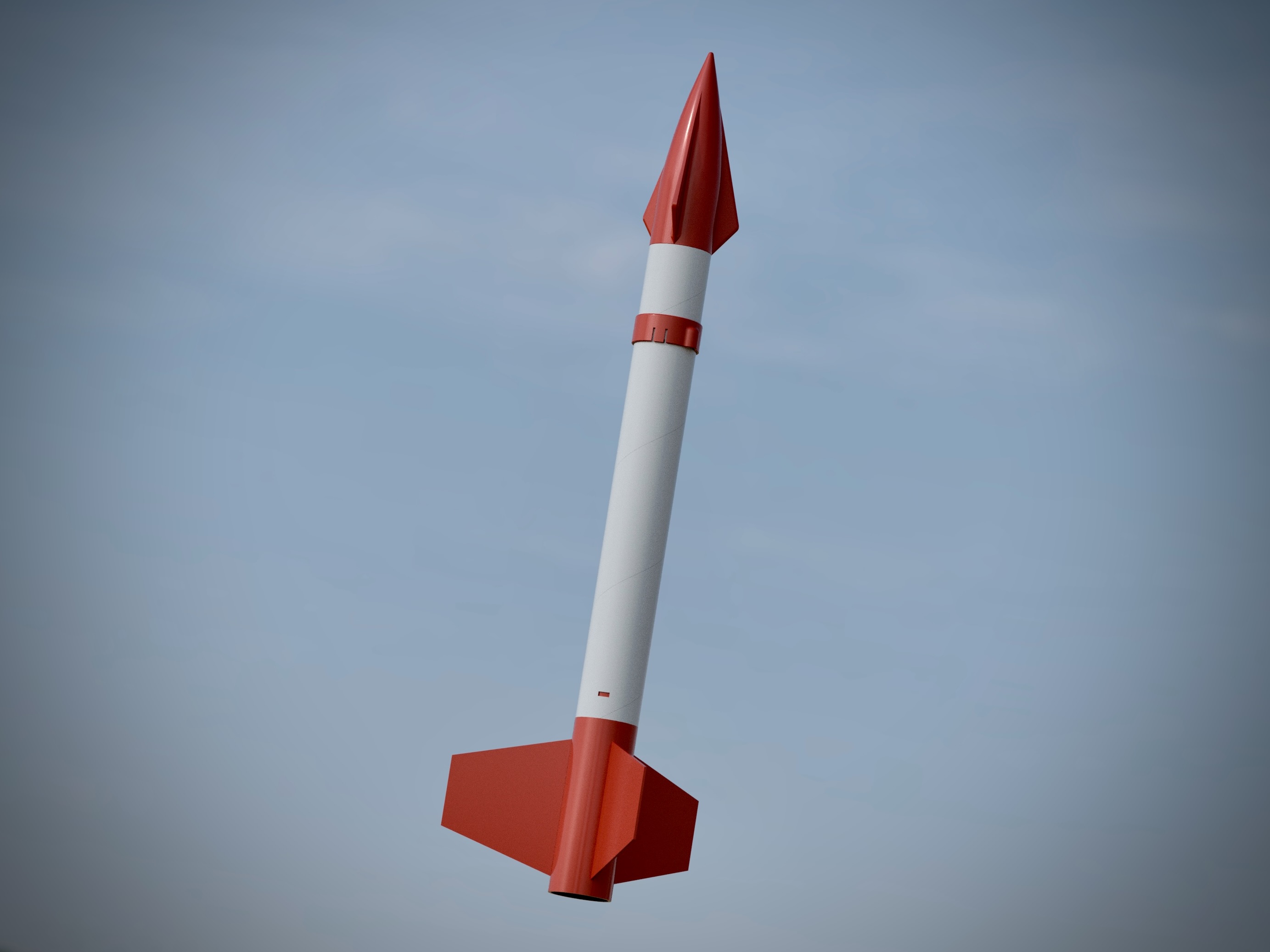 Finned Nose Cones for Estes FLASH Model Rocket