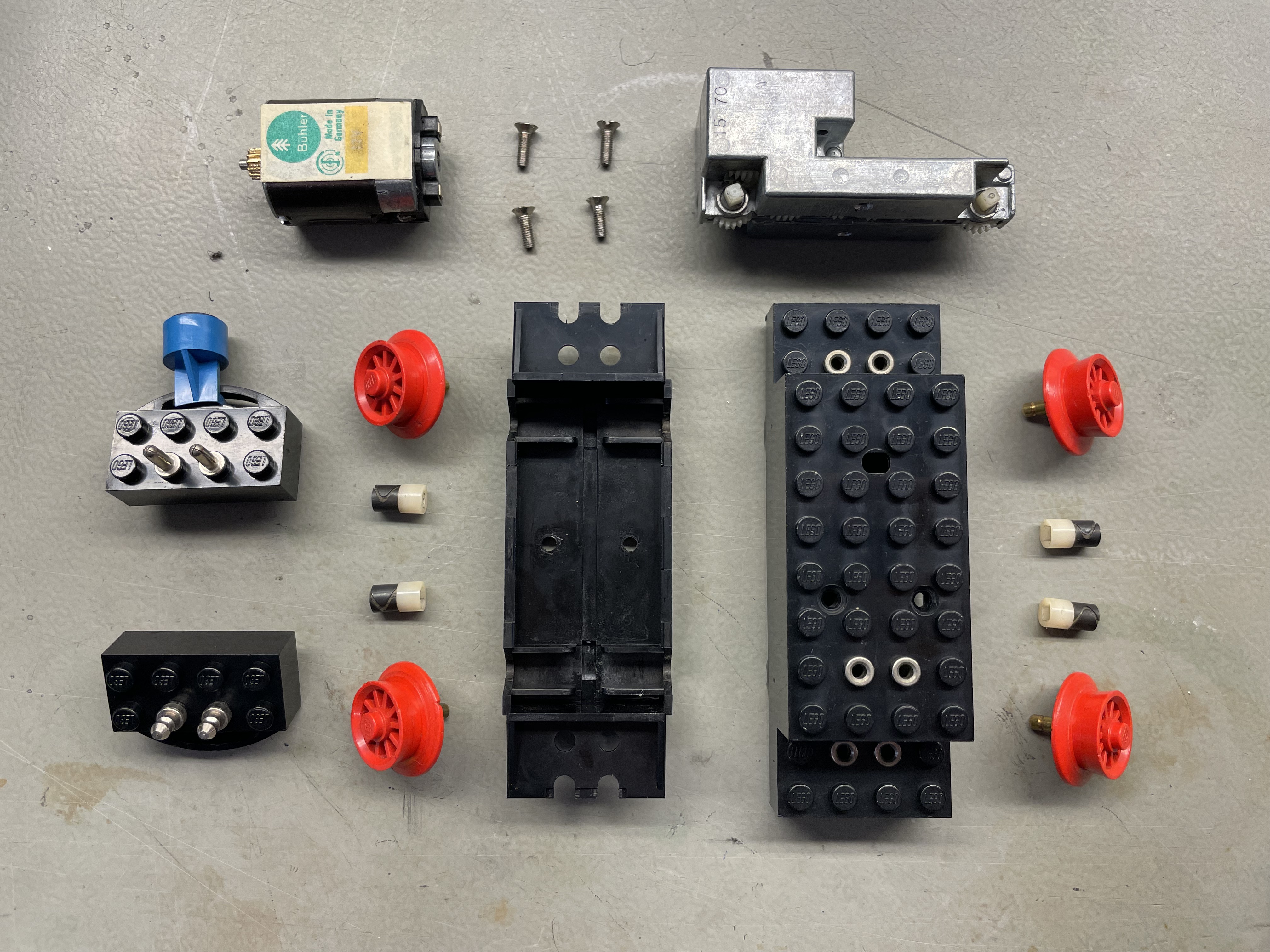 Lego 12V Train Motor (x550a) Wheel Anti-slip Rubbers