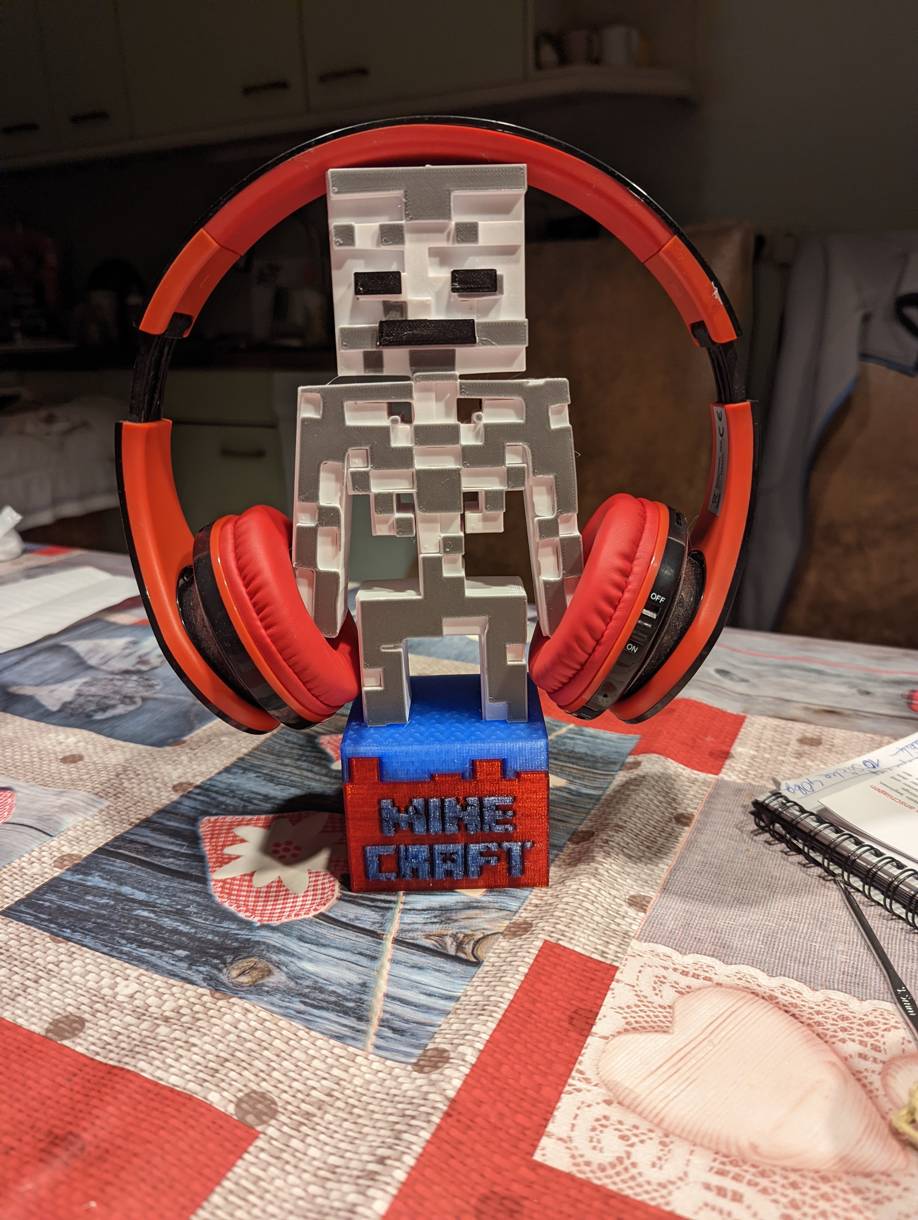 Kopfhörerhalter Minecraft