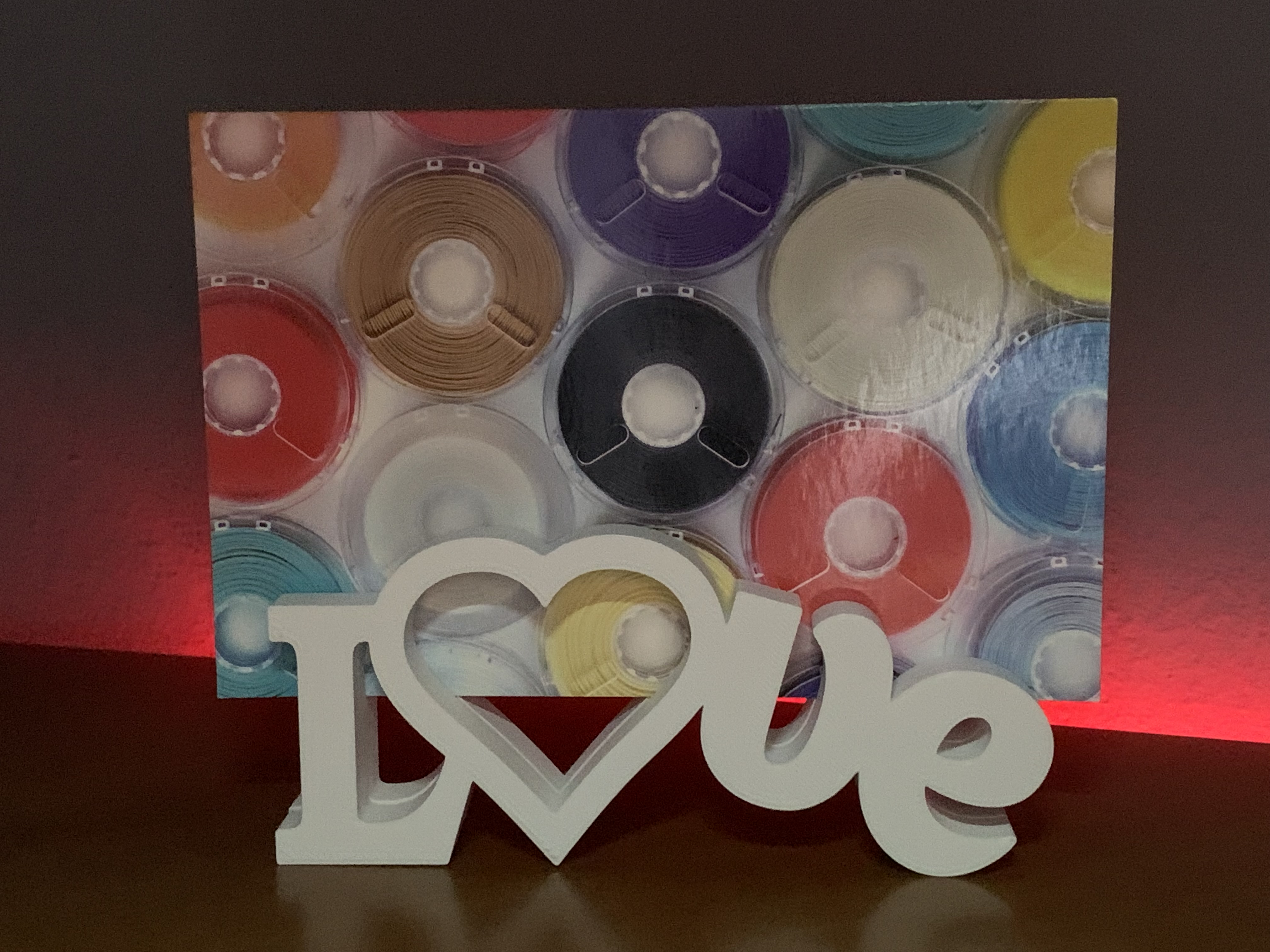 Love photo holder