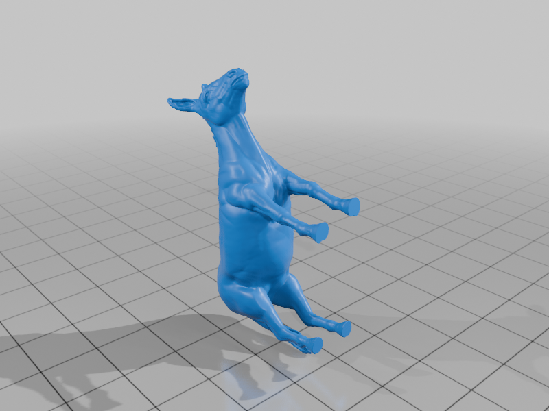 Miniatura 2 do modelo 3D Donkey