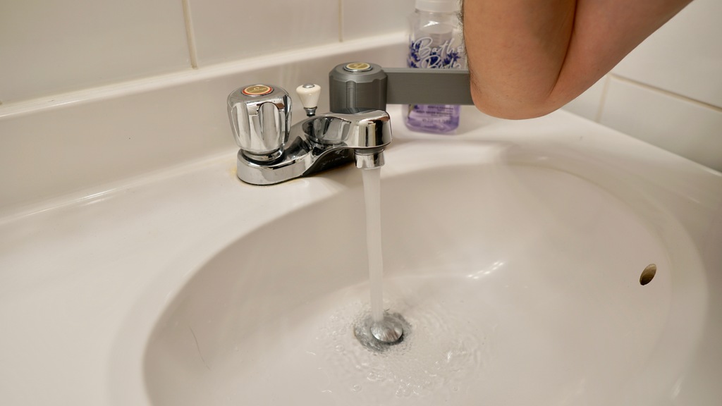 Hands Free Faucet Handle for 10mm 7 teeths handle — miniatura 2