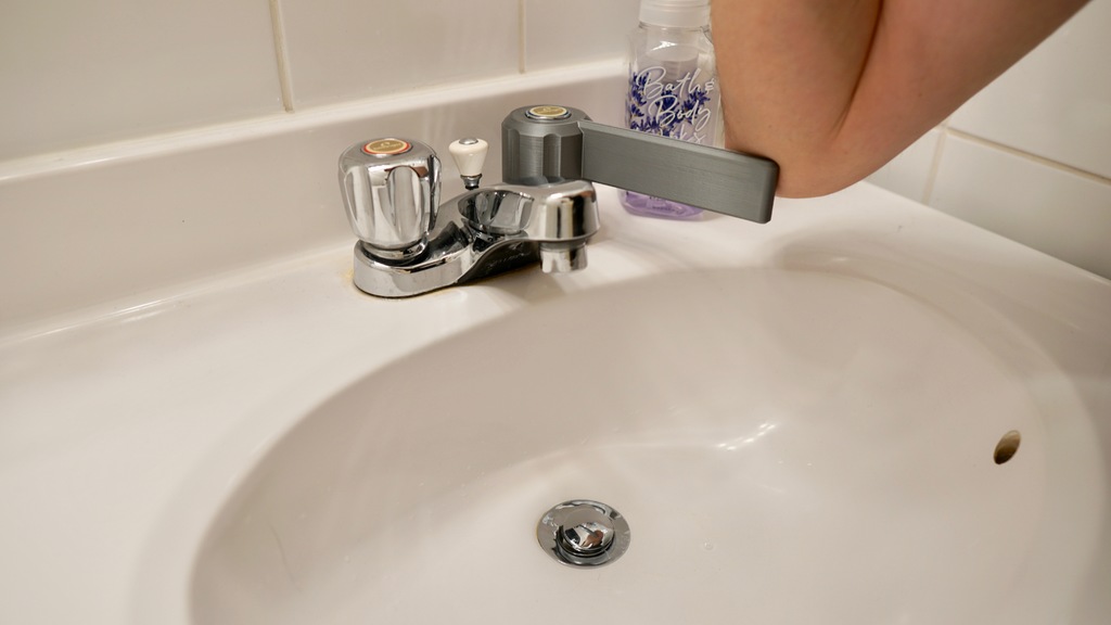 Hands Free Faucet Handle for 10mm 7 teeths handle — miniatura 3