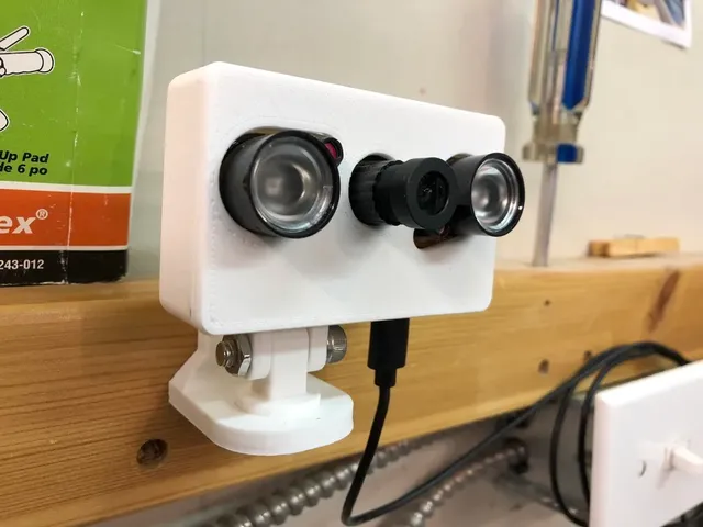 Raspberry Pi Zero Wall Mount case for NoIR camera