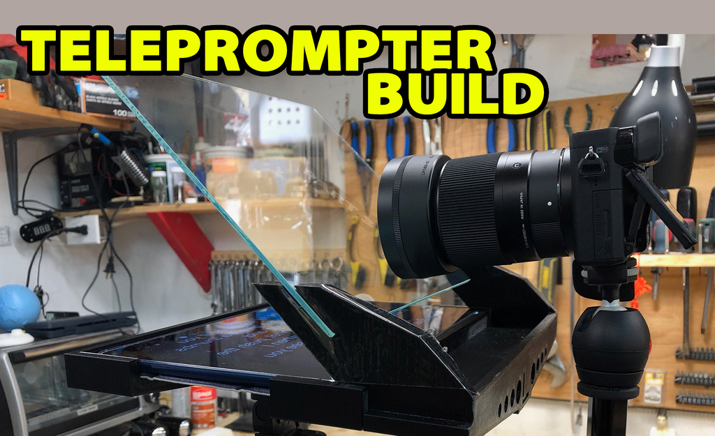 Telepromter Build for Frank's 3D Shop Youtube Channel