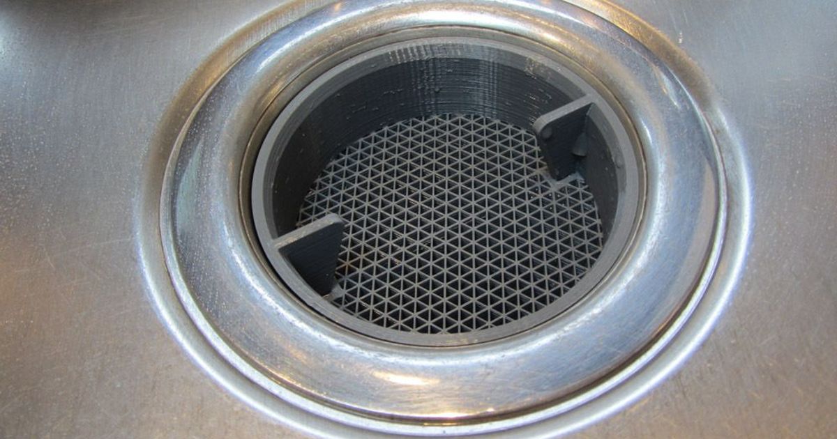 Sink Basket Strainer by LoboCNC | Download free STL model | Printables.com
