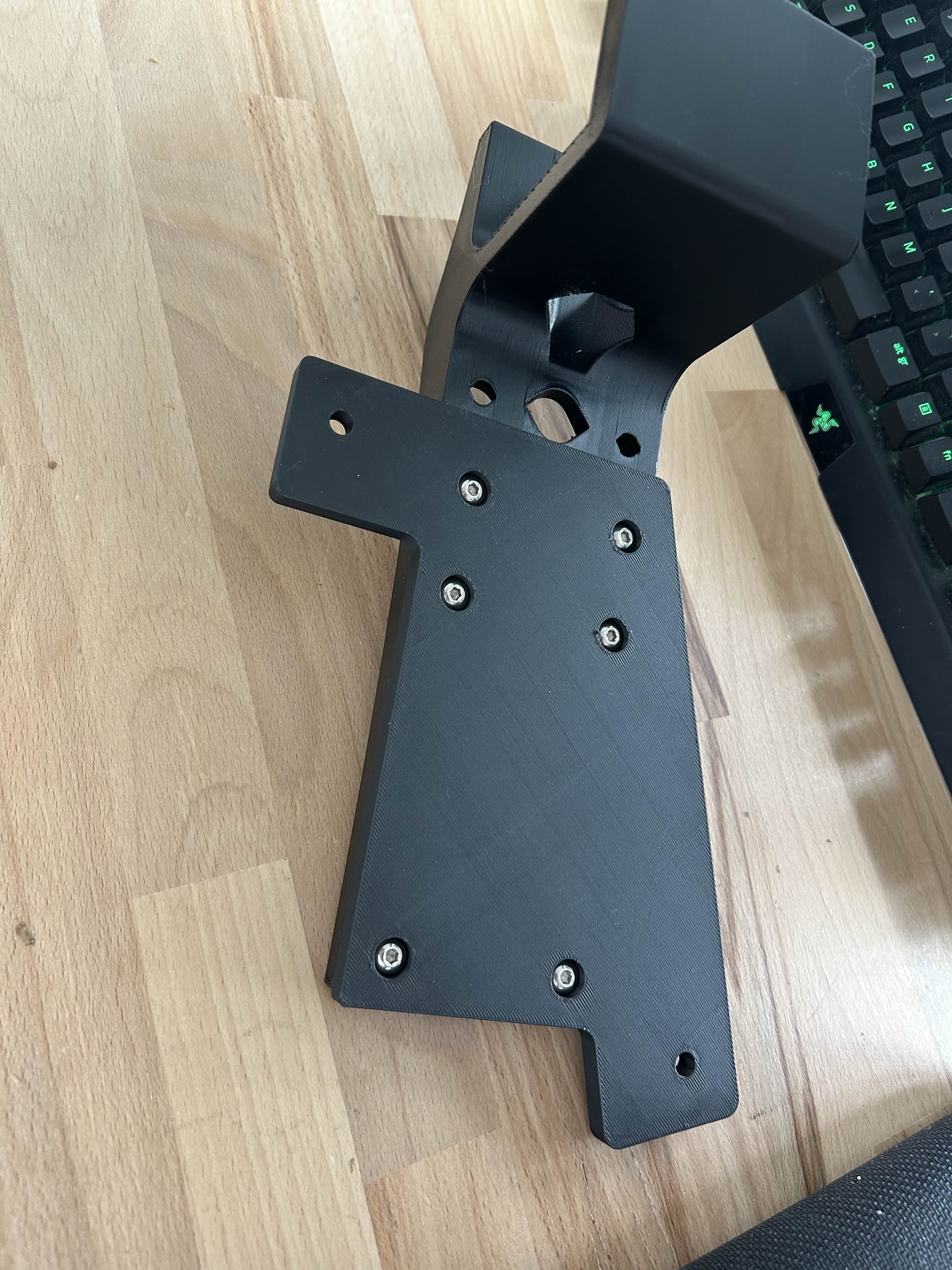 Thrustmaster TWCS Throttle Adapter Plate 3D model thumbnail