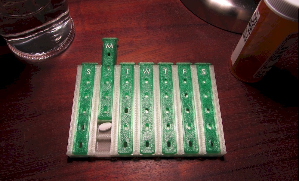 One Month Pill Box