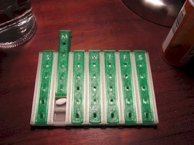 One Month Pill Box
