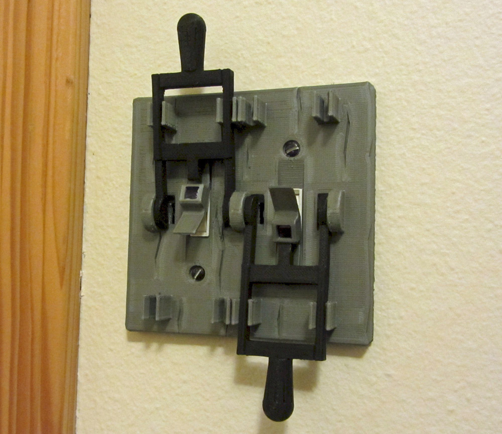 Miniatura 2 do modelo 3D Frankenstein Light Switch Plate