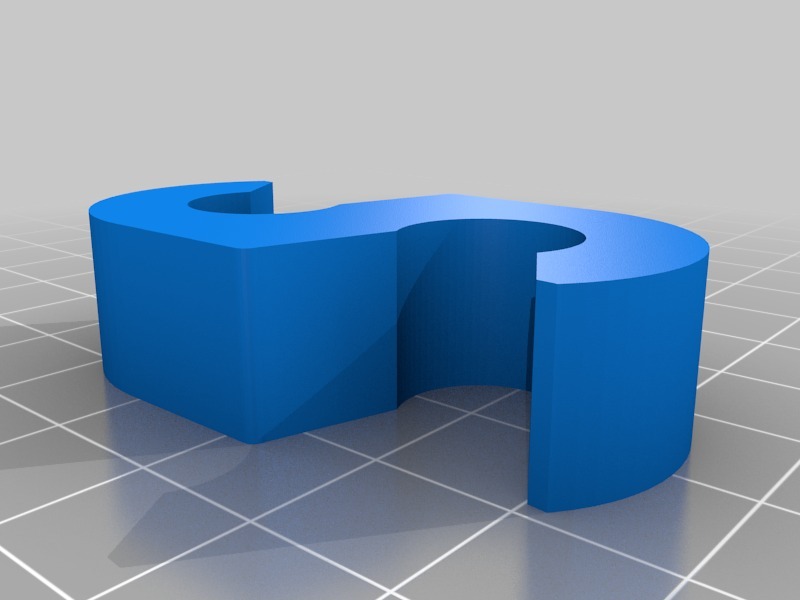 Miniatura 2 do modelo 3D Clip for drying rack