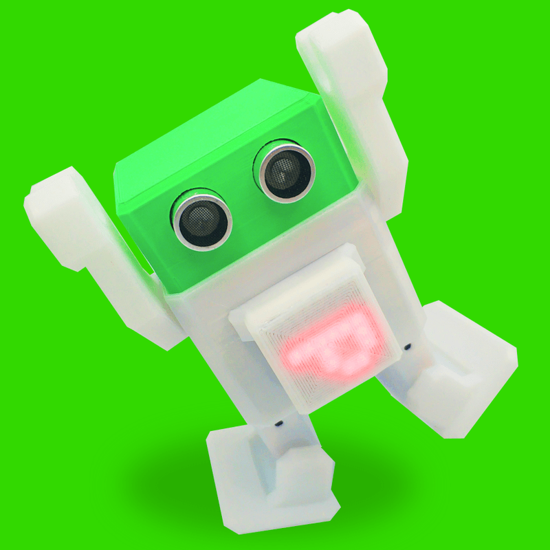 Otto DIY Humanoid robot by HP Robots Otto | Download free STL model ...