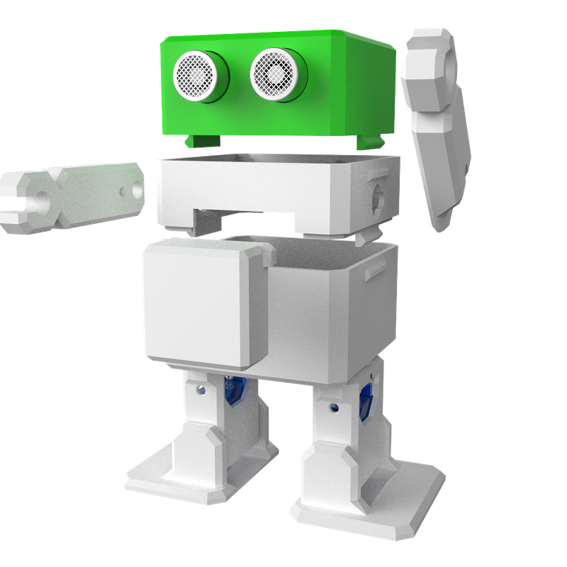 Otto DIY Humanoid robot by HP Robots Otto | Download free STL model ...