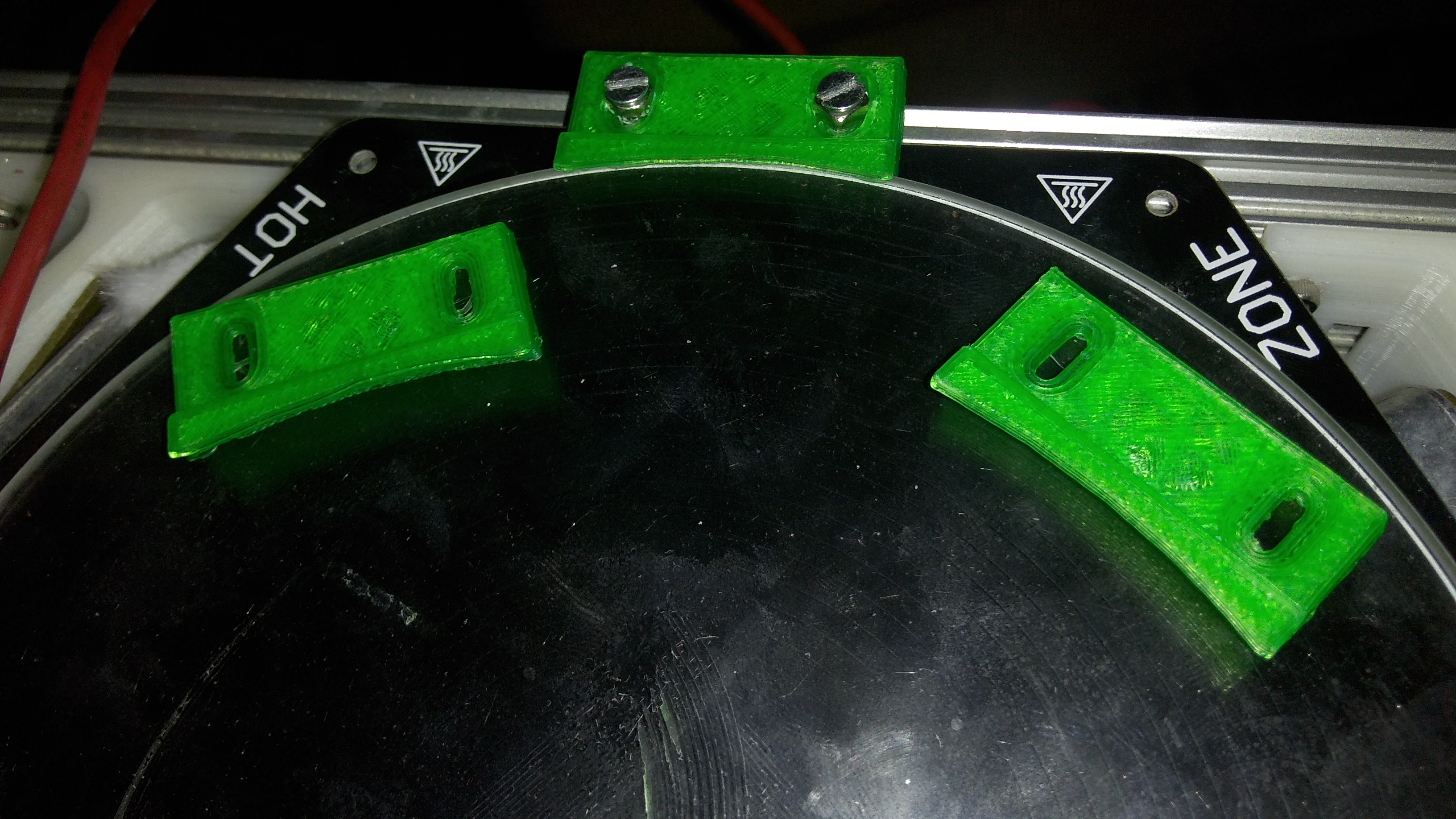 Kossel Mini Hexagon Heat Bed and Glass Plate Mount